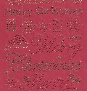 docrafts create christmas stickers glitter dot christmas text