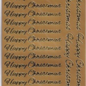 docrafts create christmas stickers gold happy christmas