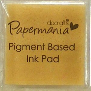 docrafts papermania pigment based ink pad mustard