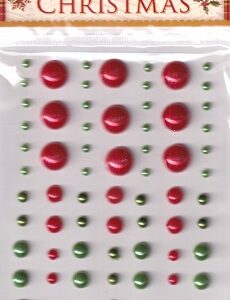 docrafts the magic of christmas adhesive pearls