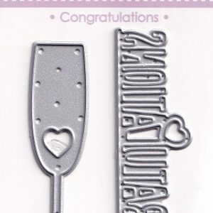dovecraft steel cutting dies congratulations