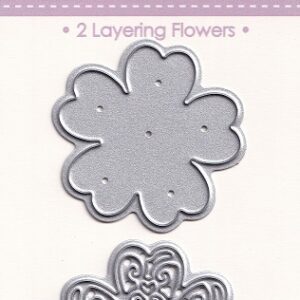 dovecrafts 2 layering flowers steel cutting dies