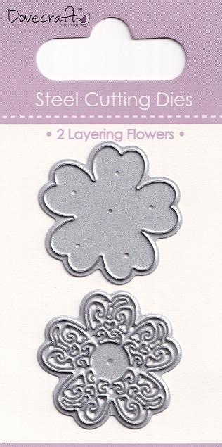 dovecrafts 2 layering flowers steel cutting dies
