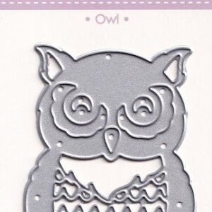 dovecrafts owl steel cutting die