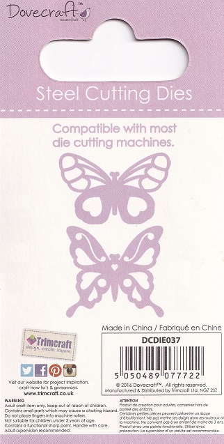 dovecrafts steel cutting dies butterflies