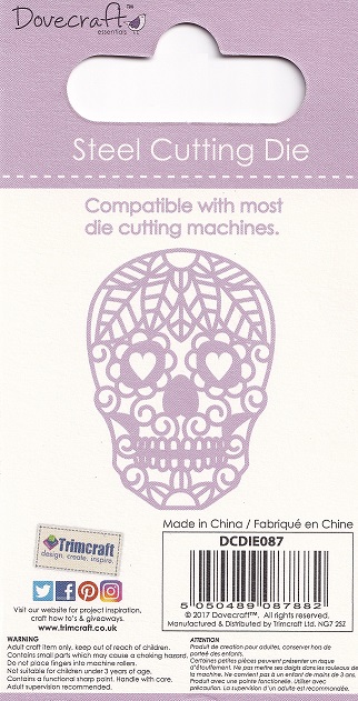 dovecrafts steel cutting dies sugar skull
