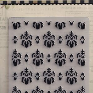 dovecrafts sweet paris a6 embossing folder