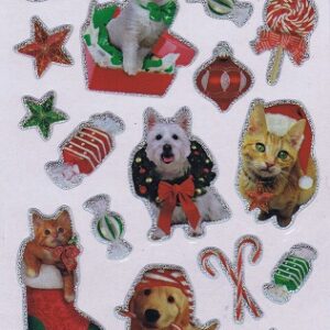 fun stickers.com merry christmas stickers xmas pets