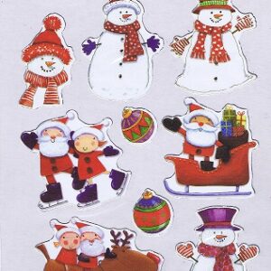 fun stickers.com merry christmas stickers xmas train set