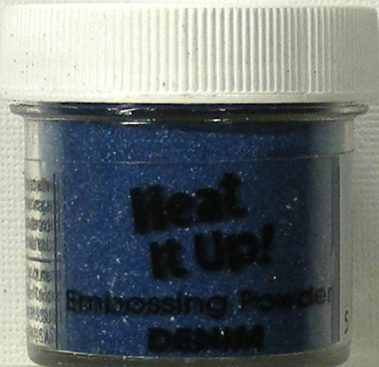 heat it up denim embossing powder