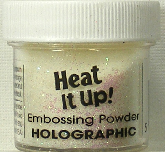 heat it up holographic embossing powder