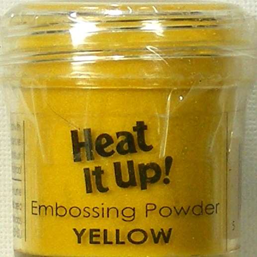 heat it up yellow embossing powder