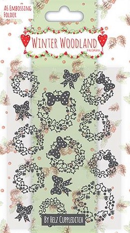 helz cuppleditch winter wonderland a6 embossing folder