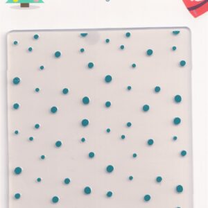 hobbycraft a holly jolly christmas snow embossing folder