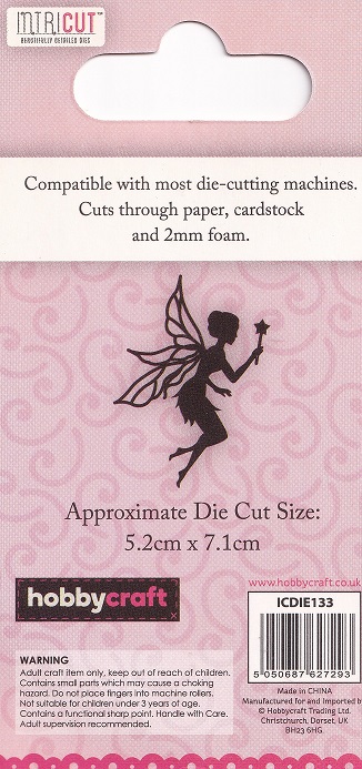 hobbycraft intricut dies intricate fairy