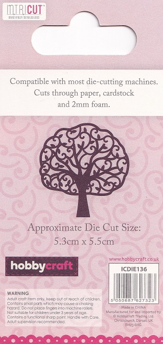 hobbycraft intricut dies intricate tree