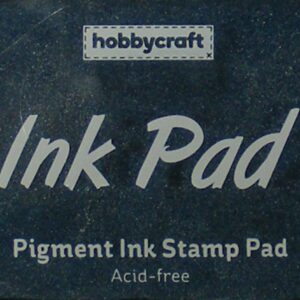 hobbycraft metallic blue pigment ink pad