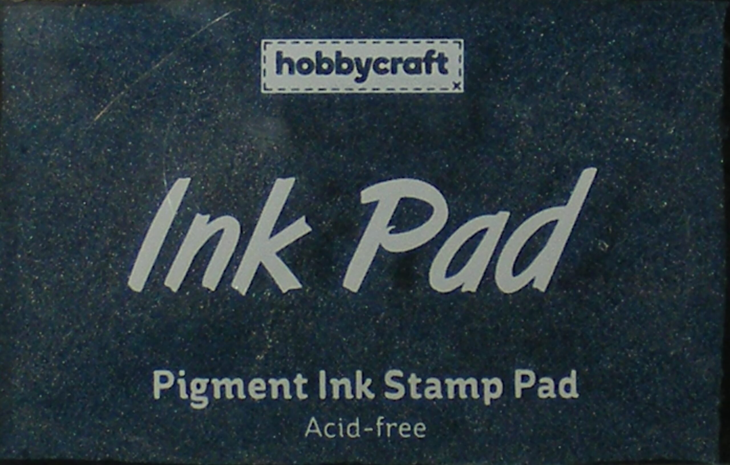 hobbycraft metallic blue pigment ink pad