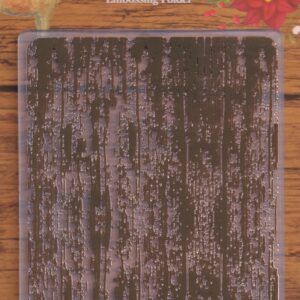 hobbycraft winter woodland wood effect embossing folder