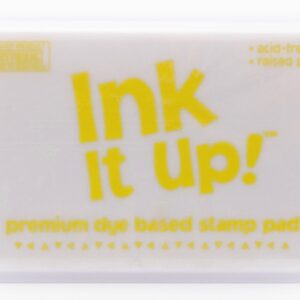 ink it up bright yellow pigment ink pad