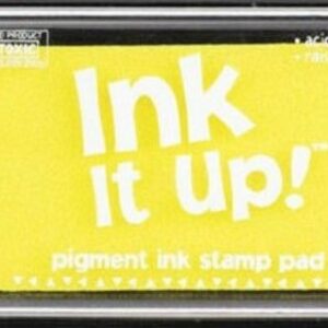 ink it up bright yellow pigment ink pad