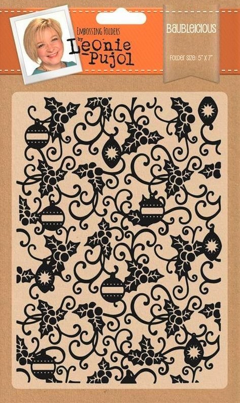 leonie pujol baublelicious embossing folder