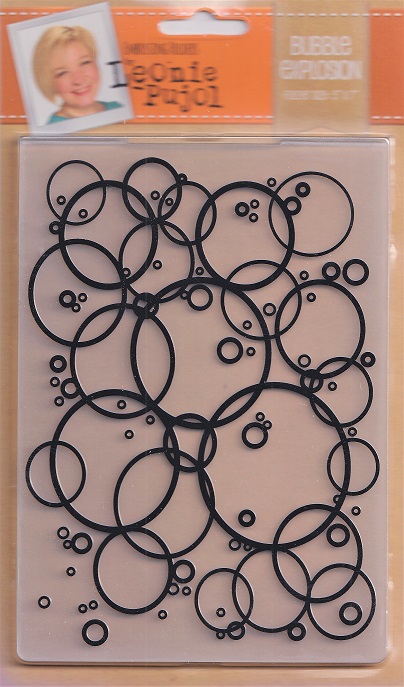 leonie pujol bubble explosion embossing folder
