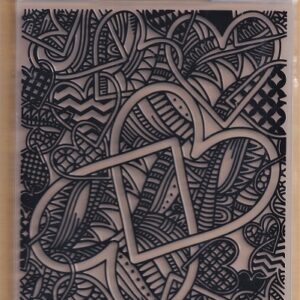 leonie pujol entwined love embossing folder