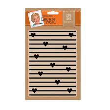 leonie pujol love lines embossing folder