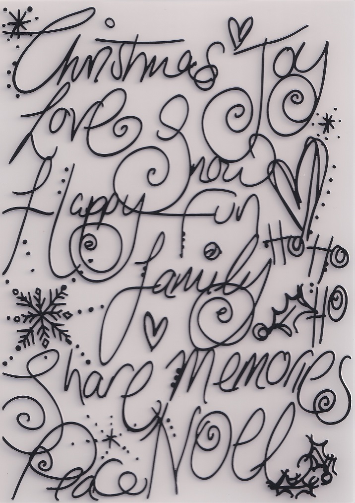 leonie pujol scribbly wishes embossing folder
