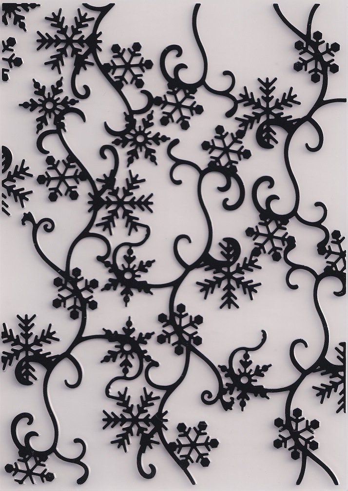 leonie pujol softly falling embossing folder