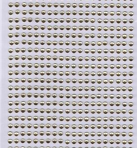 love to craft 3mm adhesive gems (gold)