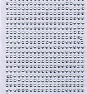 love to craft 3mm adhesive gems (silver)