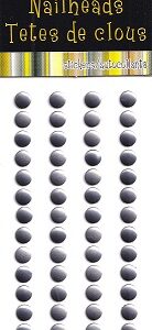 mark richards metal stickers 5mm gun metal grey nail heads