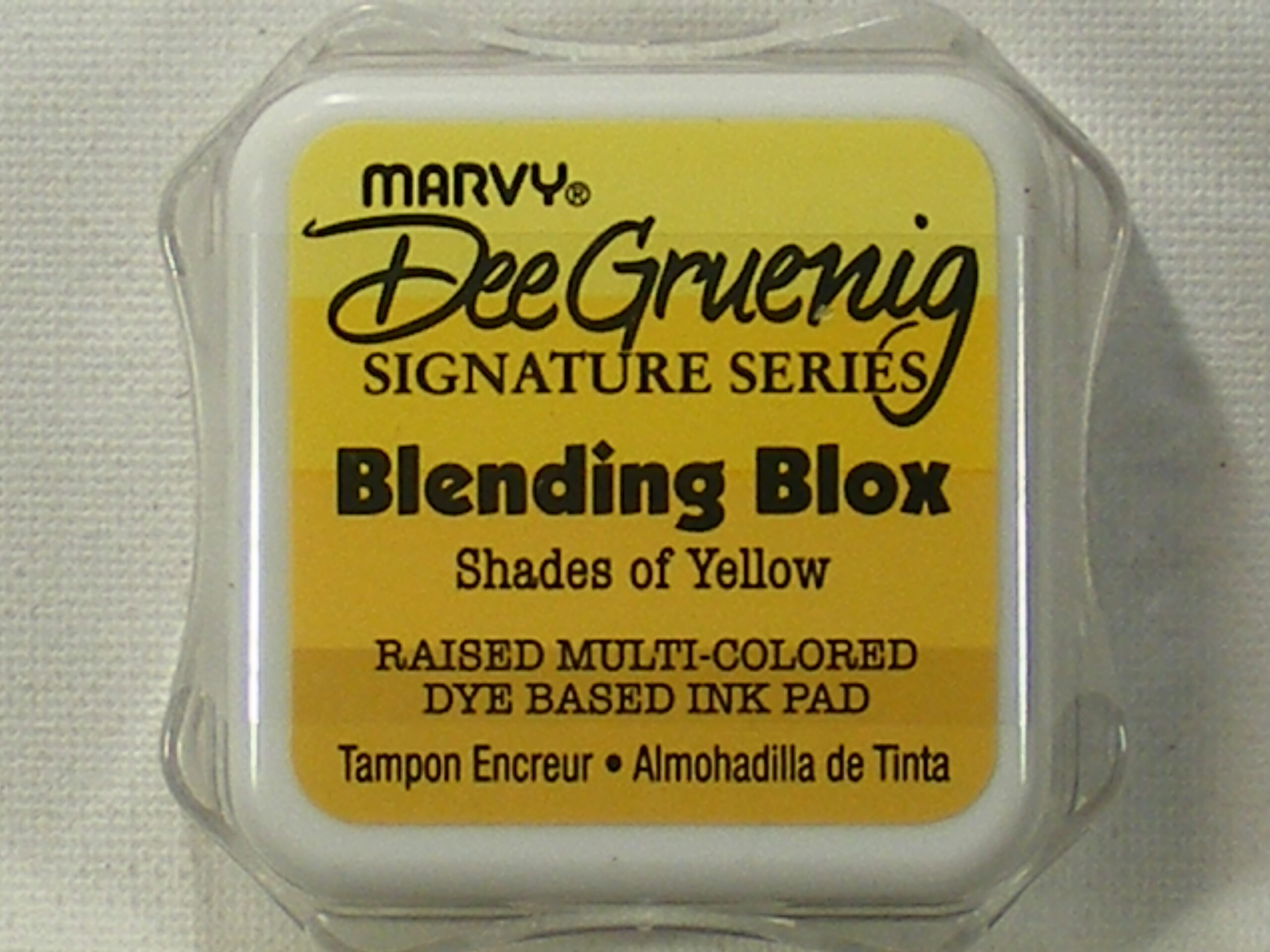 marvy dee gruenig blending blox shades of yellow