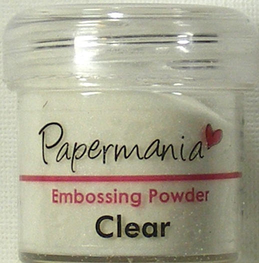 papermania clear embossing powder