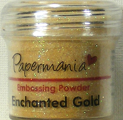 papermania enchanted gold embossing powder