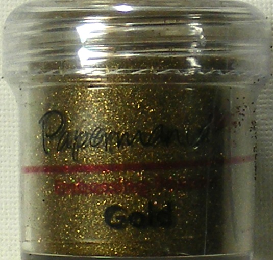 papermania gold embossing powder
