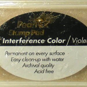 pearl ex interference color violet ink pad
