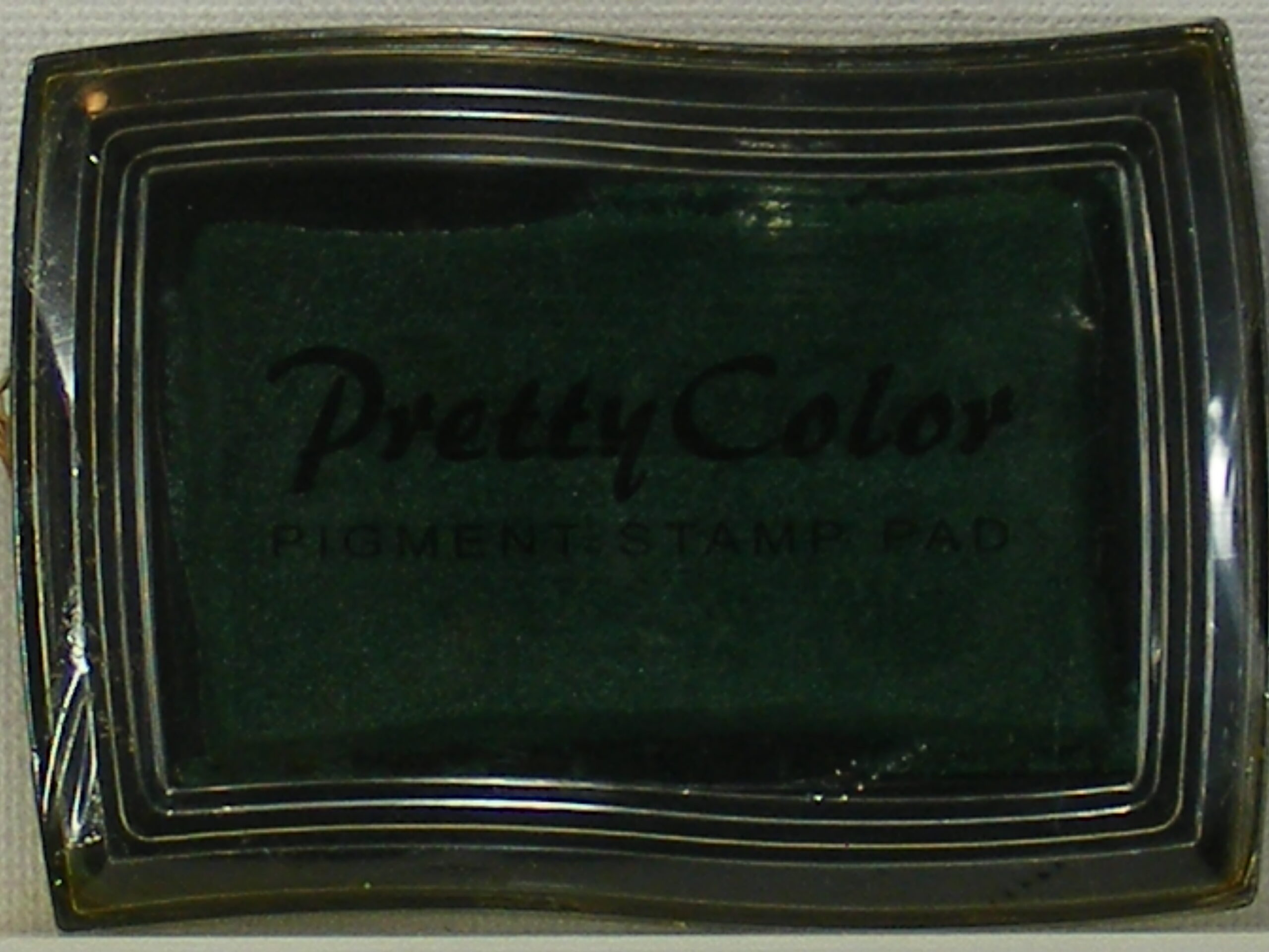 pretty color pigment ink pad dark green