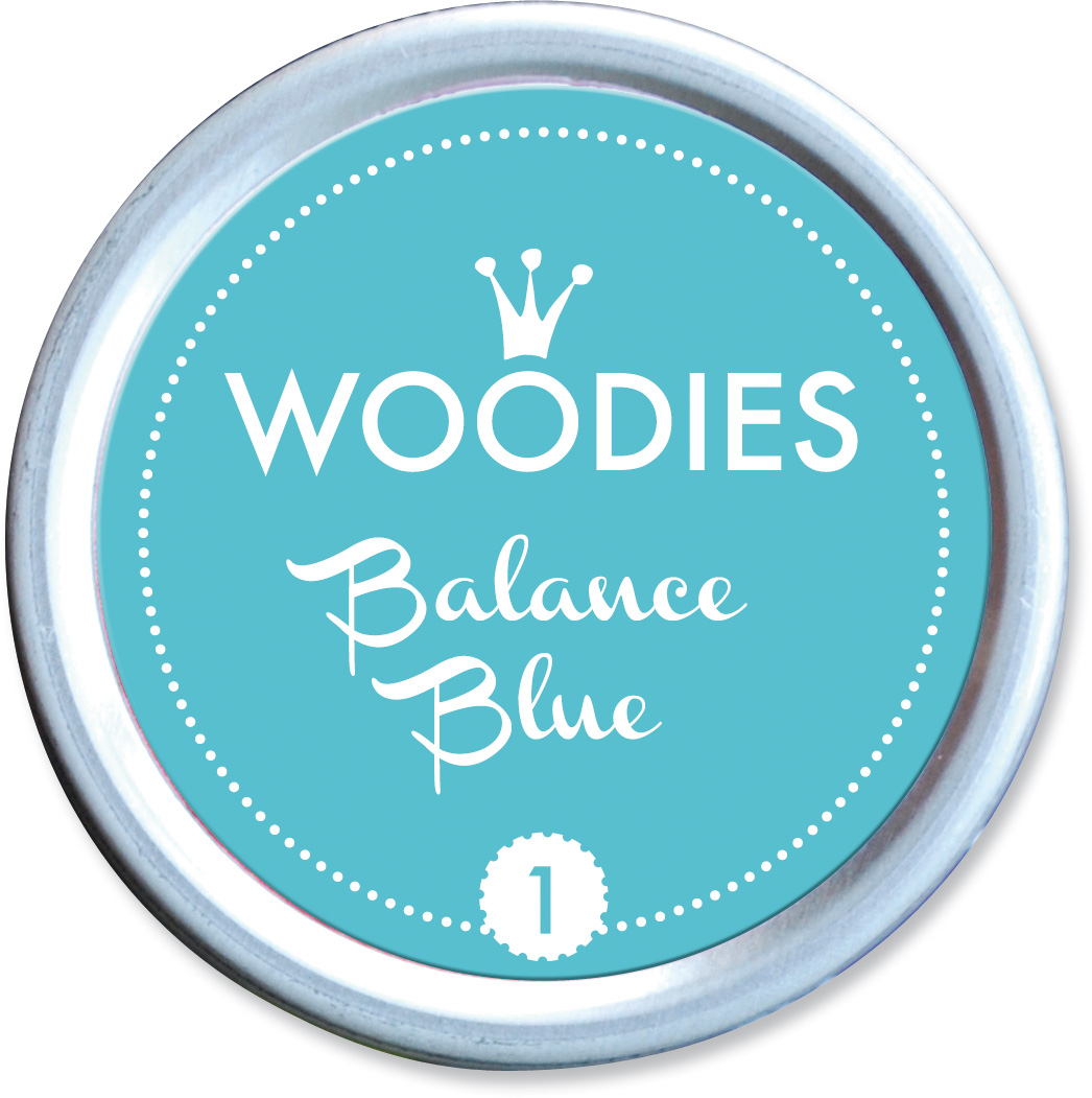 royal posthumus woodies balance blue dye based ink pad no.1