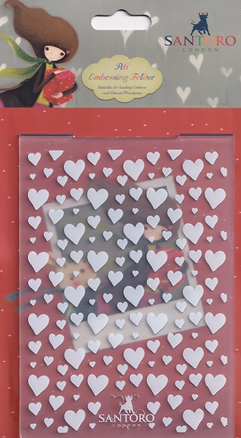santoro london kori kumi a6 embossing folder the gift of friendship