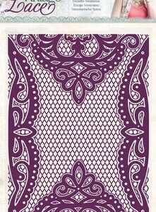 sarah davies signature collection venetian lace embossing folder