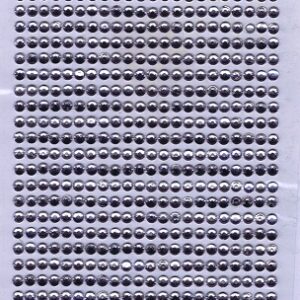 say it in crystals 3mm faceted silver self adhesive crystals (1034 pc)