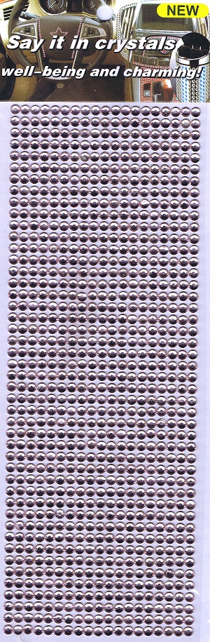 say it in crystals 5mm faceted baby pink self adhesive crystals (874 pc)