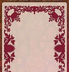 sheena douglass day of the dead baroque frame embossing folder