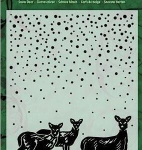 sheena douglass snow deer embossing folder