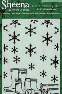 sheena douglass snowy boots embossing folder
