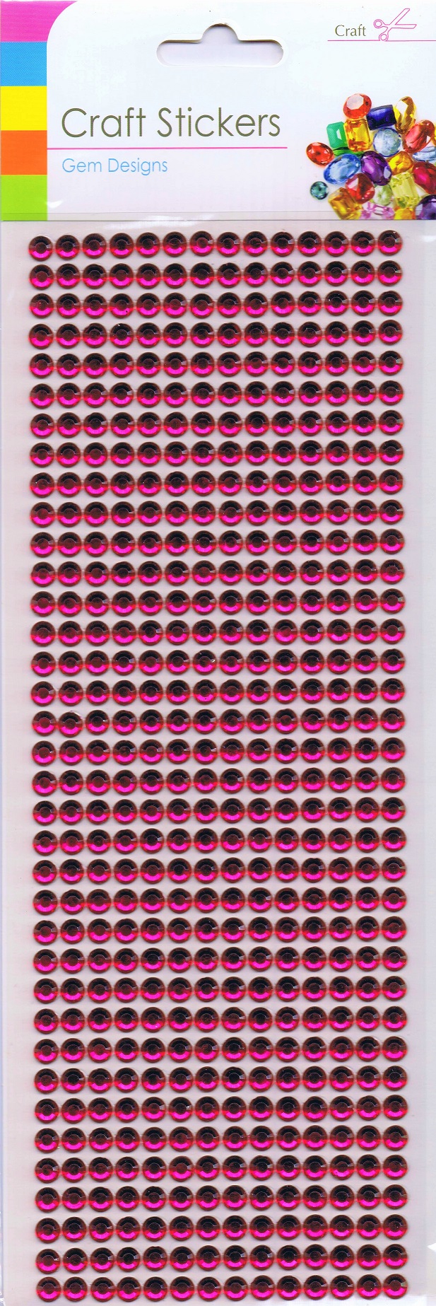 sifcon gem designs red gem stickers