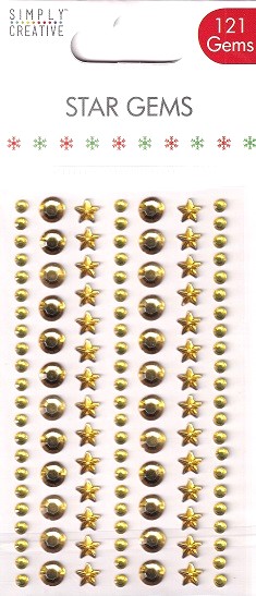 simply creative star gems gold